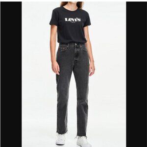 Levi's 501 Original Straight Leg Jeans black gray